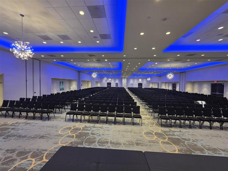 Grand Ballroom in theater-style setup